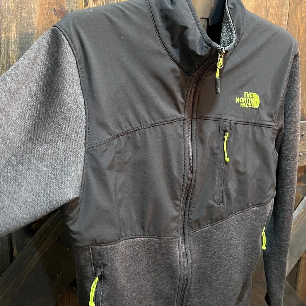 The North Face Black Norris Fleece Hybrid Jacket M Full Zip Outdoors Gorpcore